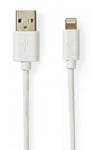 Nedis Apple-8-pin-Lightning-kabel Sync+laddning 1m