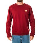 FJALLRAVEN Men's Vardag Sweater M Sweatshirt, Red Oak, XS UK