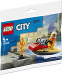 CITY LEGO Polybag Set 30368 Fire Rescue Water Scooter Rare Promo Set