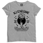 Teetown - T Shirt Femme - Allstar Basketball - Lakers Warriors Spurs Celtics Chicago Bull Nba Sport Jam Youngboy - 100% Coton Bio