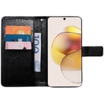 Mobil lommebok 3-kort Motorola Moto G73 - Sort