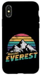 Coque pour iPhone X/XS Outdoor Mountain Design Mount Everest