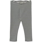 Wheat GOTS Jules Leggings I Jersey Navy Rib Stripe | Marinblå | 92 cm