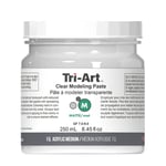 Tri-Art Modeling Paste Clear 250 ml, transparent modelleringspasta för textur på canvas