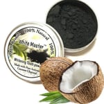 VITU White Master® Coco Coal Teeth Whitening - Naturlig Tandblekning Black