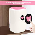 (Pink) Dry Dehumidifier Smart UltraQuiet OneKey Start Mini Dehumidifier