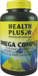 Health plus Omega Complex Omega-3 & Omega-6 Supplement - 240 Capsules