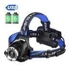 LED-pannlampa med uppladdningsbart batteri, 10W, 300 lm, justerbart lamphuvud