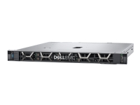 Dell PowerEdge R350 - Server - rackmonterbar - 1U - 1-veis - 1 x Xeon E-2314 / 2.8 GHz - RAM 16 GB - SAS - hot-swap 3.5 brønn(er) - SSD 480 GB - Matrox G200 - Gigabit Ethernet - uten OS - monitor: ingen - svart - med 3 Years Basic Onsite