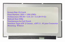 Compatible For HP PAVILION 15-EH0006NA 15.6" IPS FHD LCD TouchScreen New Display