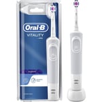 Braun Oral-B Vitality 3D White Pro Timer Rechargeable Electric Toothbrush- White