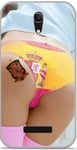 Coque TPU Gel Souple Alcatel One Touch Pop S7 Design Foot Espagne Femme Sexy