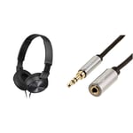 Sony MDRZX310 Foldable Headphones - Metallic Black Metallic Black Si (US IMPORT)