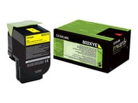 Lexmark - Gul - Original - Tonerkassett - För Lexmark Cx510de, Cx510de Statoil, Cx510dhe, Cx510dthe