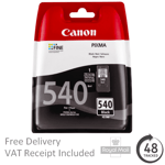 Genuine Canon PG-540 Black Ink Cartridge - For Canon PIXMA TS5151