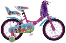 Pedal Pals Girls Magimals 16 Inch Wheel Size Steel Bike