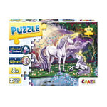 CRAZE Puzzle 200 pièces MYSTIC LAKE Puzzle Enfant 8 ans et + Puzzle Licorne Puzzle Animaux Puzzle 3D 30226
