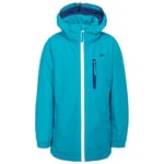 Trespass Kid's HEDDAR Warm Padded Waterproof Winter Jacket with Detachable Hood, marine, 2/3 (Manufacturer size:XXS)