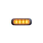 Varningsljus / Blixtljus Strands Dark Knight Strobe light 4 LED - 12/24V / 10W / 95 mm