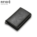 RFID beskyttende karbonfiber lommebok - svart