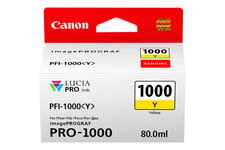 Canon PFI-1000 Y - gul - original - blækbeholder