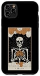 Coque pour iPhone 11 Pro Max Funny Please Use Your Brain Tarot Card Squelette