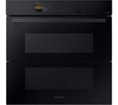 SAMSUNG Bespoke Series 6 Dual Cook Flex NV7B6785JAK/U4 Electric Steam Smart Oven - Clean Black, Black