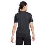 Nike Dri Fit Division 4 Striped Short Sleeve T-shirt Black 10-12 Years Boy