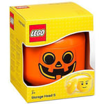 LEGO Storage Head Small - Pumpkin Shaped Container for Toy Storage 1 Pieces