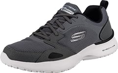 Skechers Men's Skech-air Dynamight Venturik Sneaker,Charcoal Synthetic/Textile/Trim,5.5 UK