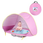Pop Up Shade Tent Baby Beach Camping Tent With Pool Sun Shade Infaint Pool UK