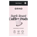 50 X Grind Dark Roast blend Nespresso Compostable Coffee Pods  5 x 10s