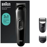 Braun Series 3 Beard Trimmer & Hair Clipper Kit SK2400 male