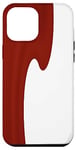 Coque pour iPhone 13 Pro Max Couleur : blanc et rouge