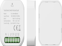 Tesla Smart Switch Module Dual, Trådlös, Wi-Fi, Vit, 2 kanaler, 1200 W, 2400 MHz