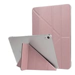 Morain Case for iPad 10.2 Inch 2021/2020 iPad 9th/8th Generation & 2019 iPad 7th Generation, Protective Case with TPU Back, Auto Sleep/Wake Cover,Rose Gold