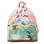 Official Loungefly Bag Disney Snow White Castle Princess Mini Backpack
