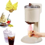 ytrew Soft Serve Ice Cream Machine, Home DIY Kitchen Automatic Mini Fruit Soft Serve Ice Cream Machine, Healthy, Simple One Push Operation