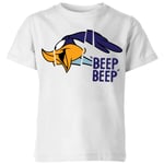 Looney Tunes Road Runner Beep Beep Kids' T-Shirt - White - 7-8 Years