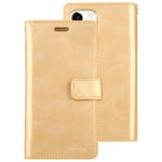 Scratch Resistant Genuine Leather Case Horizontal Flip Leather Case With Holder & Card Slots, for IPhone 11 Pro Max (Color : Gold)