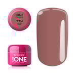 Base one - Color - UV Gel - Smoky Pink - 11C - 5 gram Mörkrosa