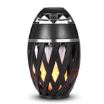 Wrdlosy Flame Gift Portable Bluetooth 5.0 Speaker,Wireless Atmosphere Bluetooth LED Speakers with Bass Sound,Outdoor LED Portable Table Lamp,Gift Speaker for iPhone/iPad/Mac/Android