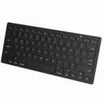 Black Thin Wireless Bluetooth Keyboard For Sony Ericsson Live With Walkman