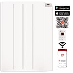 Wifi Smart App Electric Panel Heater with 24/7 Timer IP24 Rated 600W
