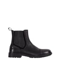 Goodwin Smith MENS FORGE BLACK CHELSEA BOOT Leather - Size UK 9