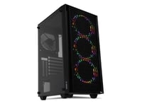 Ibox Cetus 903, Midi Tower, Pc, Svart, Atx, Micro Atx, Spela, Multi