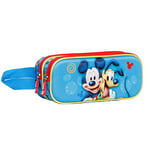 Disney Mickey Mouse Pluto-Trousse 3D Double, Bleu