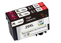 AA+inks Compatible Ink cartridges multipack 29XL 29 for printer Epson XP-342 XP-442 XP-245 XP-432 XP-345 XP-247 XP-235 XP-255 XP-257 XP-352 XP-452 455 335 (10 Pack) (2BK)