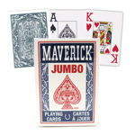 Maverick Jumbo Index playing cards (Blå/röd)