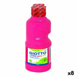Tempera Giotto Fluo Pink 250 ml (8 enheder)